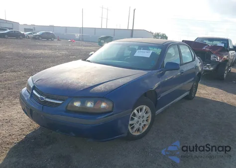 2004 Chevrolet Impala из США, поврежденный, VIN 2G1WF52E349112682